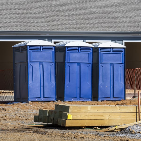 can i customize the exterior of the porta potties with my event logo or branding in Big Grove